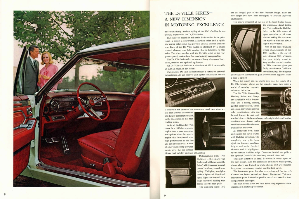 1965 Cadillac Prestige Brochure Page 18